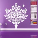 Landscape flower a plant vase Kids Room Stylish Wall Art Sticker Decal 9396