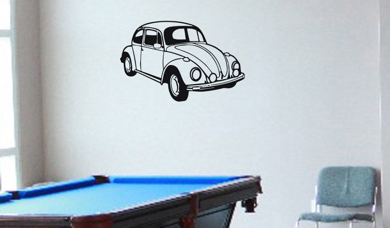 Wall Decor Vinyl Decal Sticker Volkswagen Beetle  VW Car tz3026