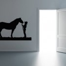 Cowboy With Horse Wall Decor Vinyl Decal Sticker tz103