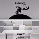 Sport Extreme motorcycle motorcyclist jumping Wall Art Sticker Decal 9628