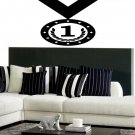 Medal 1 place Victory Winnings Room Children Stylish Wall Art Sticker Decal 8958