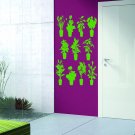 Landscape flower a plant tree pots Kids Room Stylish Wall Art Sticker Decal 9377
