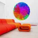Graphic Design Abstraction Ornament Full Color Wall Decal Sticker AN-449 FRST