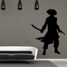 Musketeer Pistol Dagger Boy Man Full Color Wall Decal Sticker KR-159 FRST