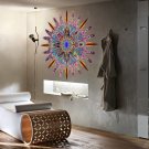 Graphic Design Abstraction Ornament Full Color Wall Decal Sticker AN-456 FRST