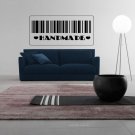 Studio atelier hand made handiwork hobby barcode Wall Art Sticker Decal 9405