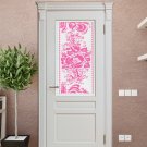 Flowers template pattern routine gauge mold Stylish Wall Art Sticker Decal 9389