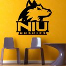 NCAA Northern Illinois Huskies GYM SPORTS LOGO Wall Mural Vinyl Sticker DA3093