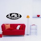 Wall Sticker Decal American Football NFL Team Logo Denver Broncos Gm0334
