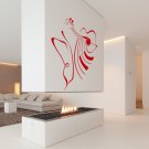 Butterfly guitar music song Kids Room Stylish Wall Art Sticker Decal 9941
