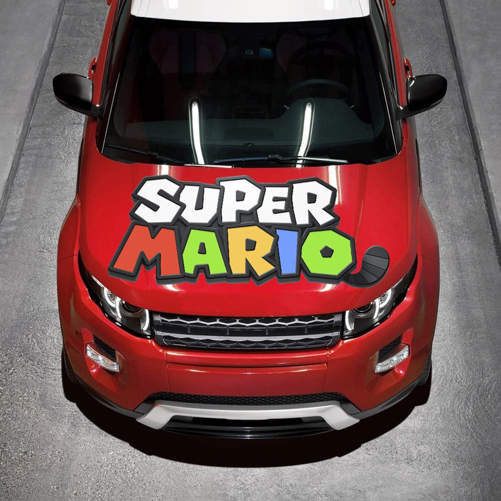 Super Mario Lettering Game Full Color Car Decal Sticker KR-26 FRST