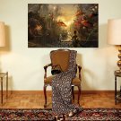 China Town Landscape Modern Art Full Color Wall Decal Sticker AN-684 FRST