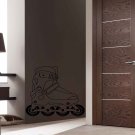 Roller Skates sports Shoes Kids Room Stylish Wall Art Sticker Decal 9674
