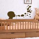 Boy bubble Kids Room Children Stylish Wall Art Sticker Decal 9915