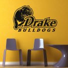 NCAA Wall Mural Vinyl Sticker GYM SPORTS LOGO EMBLEM DRAKE BULLDOGS DA2790