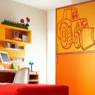 tractor car cheerful funny Kids Room Children Stylish Wall Art Sticker Decal9819