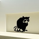 Animal raccoon pilferer thief Room Children Stylish Wall Art Sticker Decal 8811