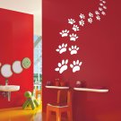 Footprints animal tracks track Kids Room Stylish Wall Art Sticker Decal 9275