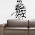 Soldier Marines war Man weapons pistol Kids Stylish Wall Art Sticker Decal 9456