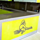 Kitchen Chef fork food eat Kids Room Children Stylish Wall Art Sticker Decal9940