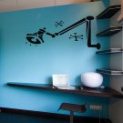 Landscape landscape bridge lamp Kids Room Stylish Wall Art Sticker Decal 9359