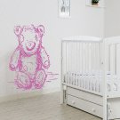 Animal world Bear teddy-bear Kids Room Stylish Wall Art Sticker Decal 8800