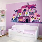 Dwelling House City Architecture Full Color Wall Decal Sticker KR-178 FRST