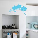 Flowers orchid leaves bush Kids Room Children Stylish Wall Art Sticker Decal9693