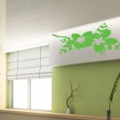 Flowers orchid leaves bush Kids Room Children Stylish Wall Art Sticker Decal9695