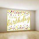 It'S My Birthday Celebration Decal Full Color Wall Decal Sticker AN-454 FRST
