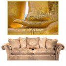 Egyptian Statue Of Pharaoh Gold Full Color Wall Decal Sticker AN-651 FRST