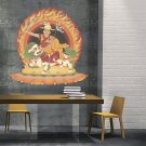 Chinese Dragon Fire Holiday Full Color Wall Decal Sticker AN-675 FRST