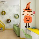 Happy Halloween Celebration Full Color Wall Decal Sticker AN-535 FRST