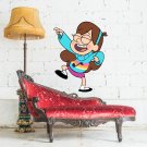 Girl Dancing Dance Children Room Full Color Wall Decal Sticker KR-19 FRST