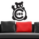 Wall Sticker Decal American Baseball MLB Team Logo Chicago Cubs Gm1049