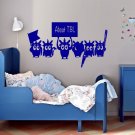 Animal blot funny man school supplies Stylish Wall Art Sticker Decal 8825