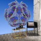 Graphic Design Abstraction Ornament Full Color Wall Decal Sticker AN-374 FRST