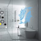 Undersea world a fish dolphin bubbles Kids Stylish Wall Art Sticker Decal 9849