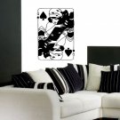 Playing card lady peaks poker Kids Room Stylish Wall Art Sticker Decal 9827