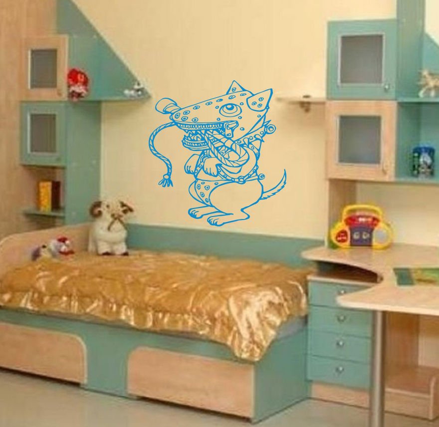 Mechanical Hound robot animal dog Kids Stylish Wall Art Sticker Decal 10116
