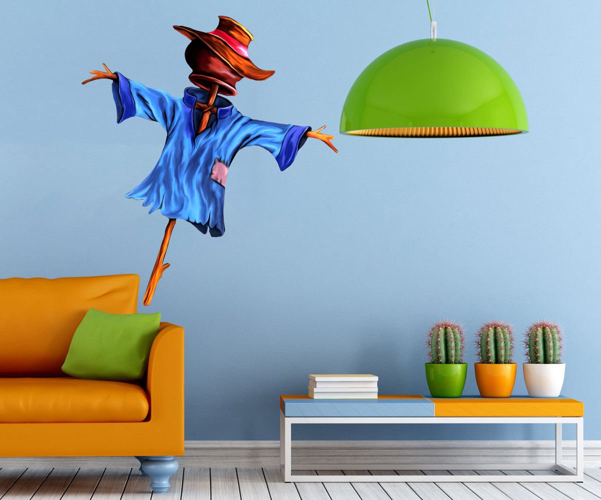 Scarecrow Bugbear Bugaboo Guy Full Color Wall Decal Sticker KR-158 FRST