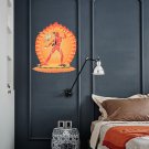 India Mandala Yoga Ornament Buddha Full Color Wall Decal Sticker AN-701 FRST