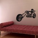 Wall Decor Vinyl Decal Sticker Bike Chopper Hog Harley Motorcycle tz859