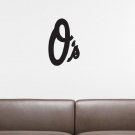 Wall Sticker Decal American Baseball MLB Team Logo Baltimore Orioles Gm0767