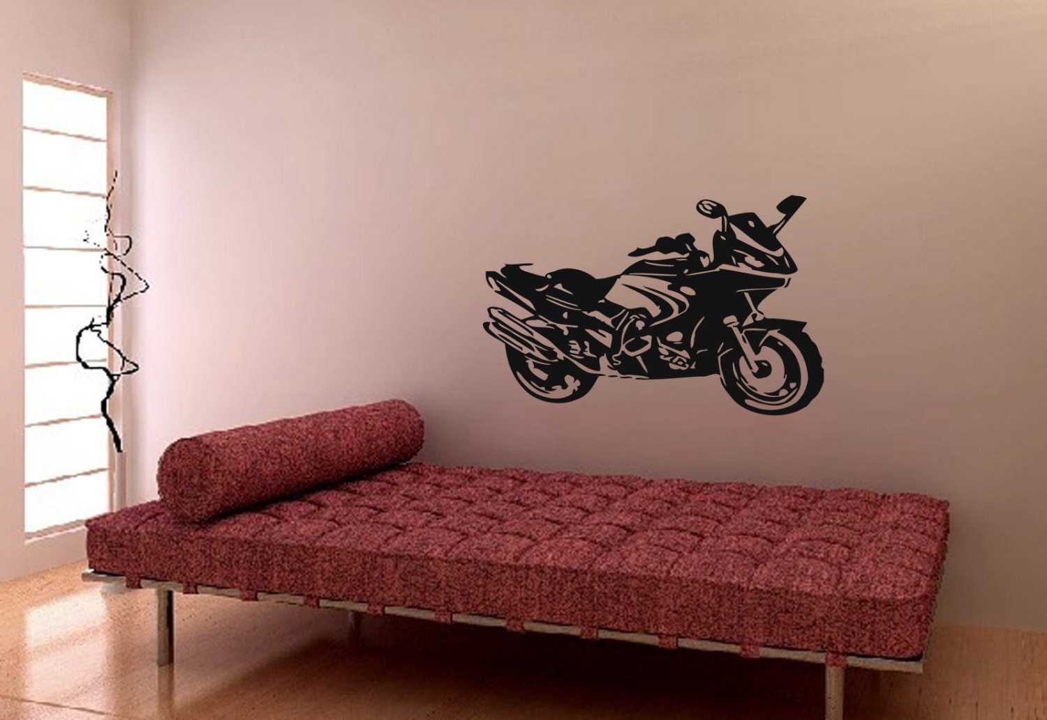 Wall Decor Vinyl Decal Sticker Sport Bike Chopper Motorcycle tz868