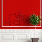 Wall Decor Vinyl Decal Sticker   prehistoric animal horns coat DA1425