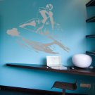 Surfing sport riding the waves Kids Room Stylish Wall Art Sticker Decal 9660