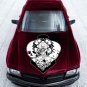 Skull Bones Skelleton Buddhist Full Color Car Decal Sticker KC-72 FRST