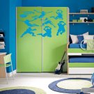 Football sport football player ball attack Stylish Wall Art Sticker Decal 9505