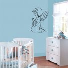 Wall Decor Vinyl Decal Sticker       angel wings prayer DA1409